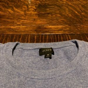 J Crew Cornflower blue or cotton crewneck sweater. Very good condition.